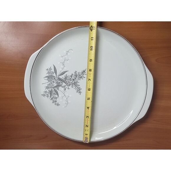 Lady Empire Permacal Serving Platter and Large Round Serving  Bowl  Mid Century - Picture 10 of 11